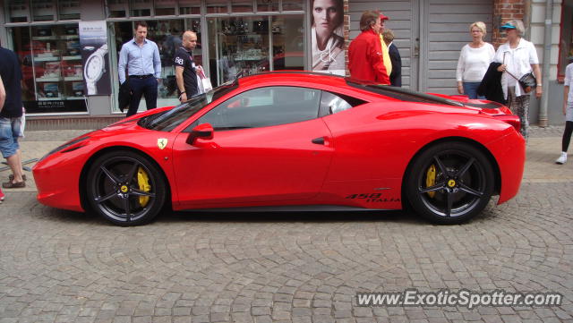 Ferrari 458 Italia spotted in Kristianstad, Sweden