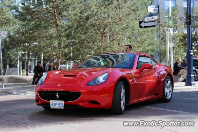 Ferrari California spotted in Toronto, Canada