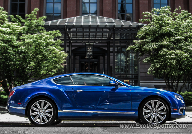 Bentley Continental spotted in Boston, Massachusetts