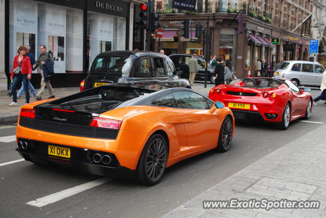 Lamborghini Gallardo spotted in London, United Kingdom