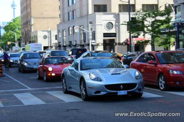 Ferrari California spotted in Toronto, Canada