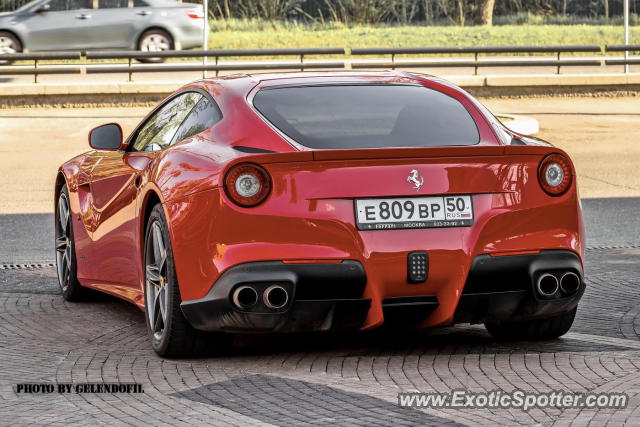 Ferrari F12 spotted in Moscow, Russia