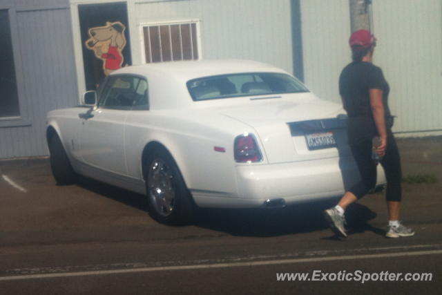 Rolls Royce Phantom spotted in Solana Beach, California