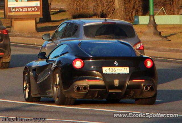 Ferrari F12 spotted in Moscow, Russia