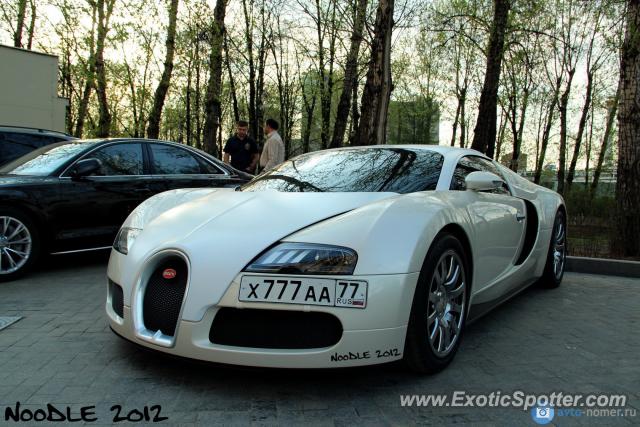 Bugatti Veyron spotted in Moscow, Russia