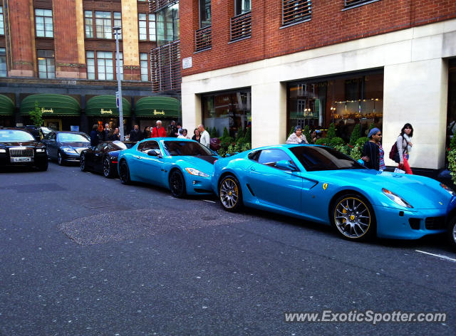 Ferrari 599GTB spotted in London, United Kingdom