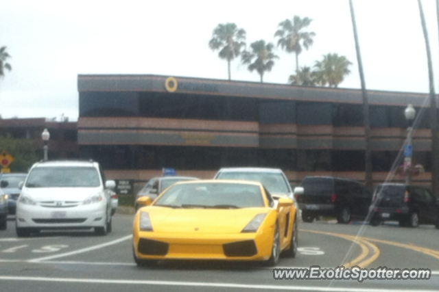 Lamborghini Gallardo spotted in La Jolla, California