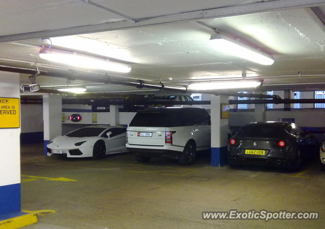 Lamborghini Aventador spotted in London, United Kingdom