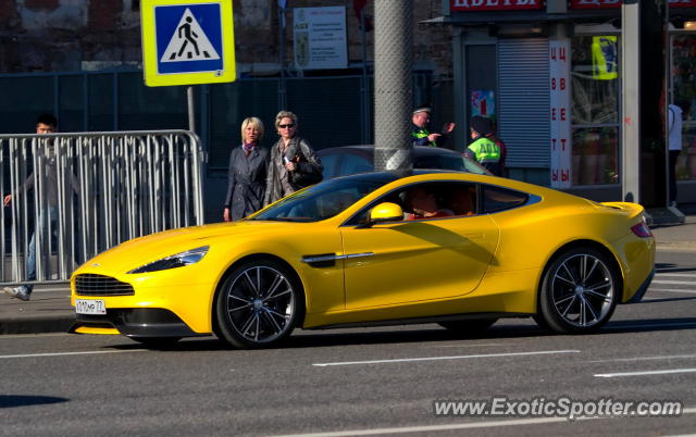 Aston Martin Vanquish spotted in Moscow, Russia
