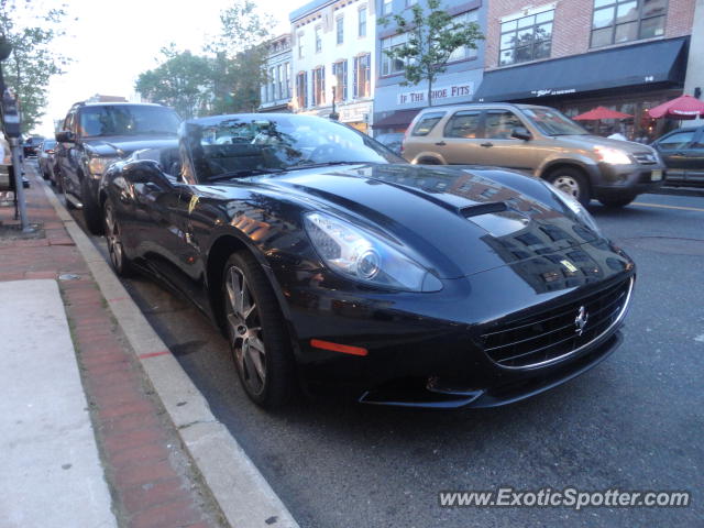 Ferrari California spotted in Red Bank, New Jersey