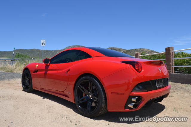 Ferrari California spotted in Wilhoit, Arizona