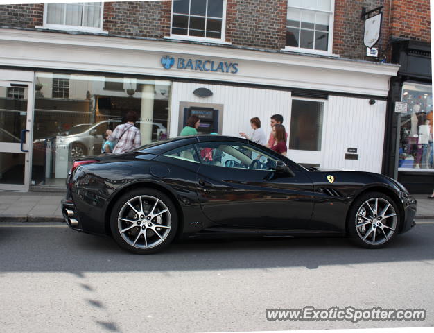 Ferrari California spotted in Marlow, United Kingdom