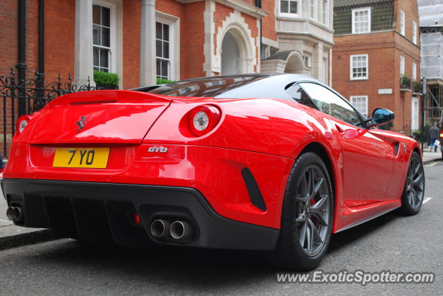 Ferrari 599GTO spotted in London, United Kingdom