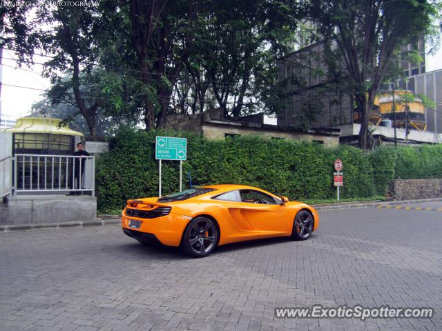 Mclaren MP4-12C spotted in Jakarta, Indonesia