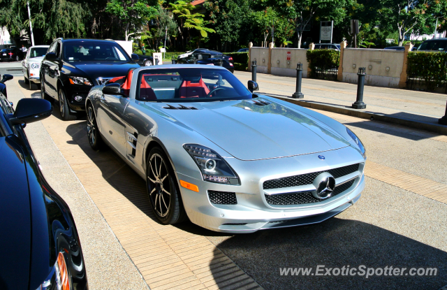 Mercedes SLS AMG spotted in Beverly Hills, California