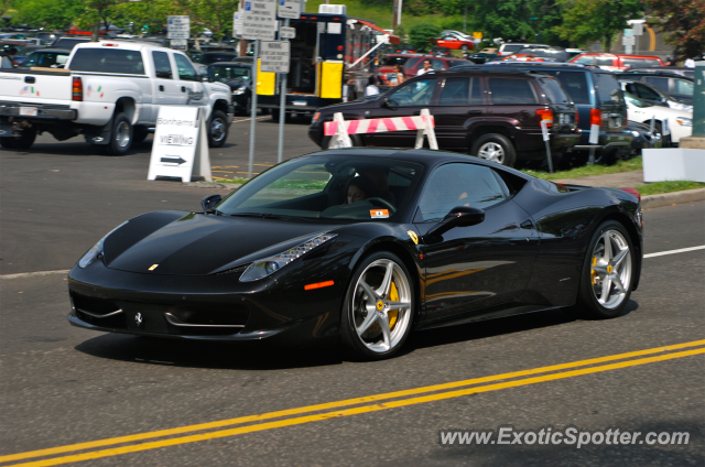 Ferrari 458 Italia spotted in Greenwich, Connecticut