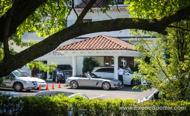 Mercedes SLS AMG spotted in Greenwich, Connecticut