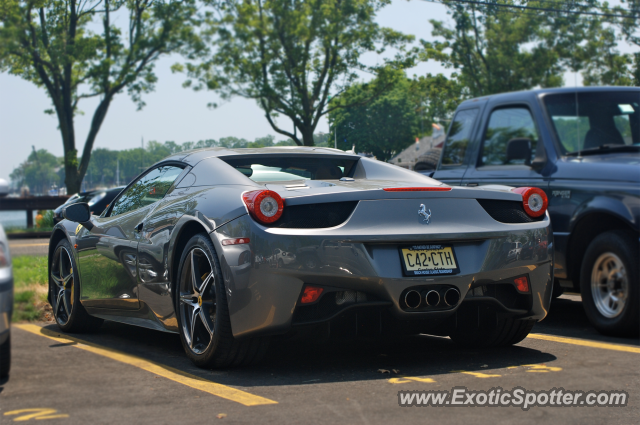 Ferrari 458 Italia spotted in Greenwich, Connecticut