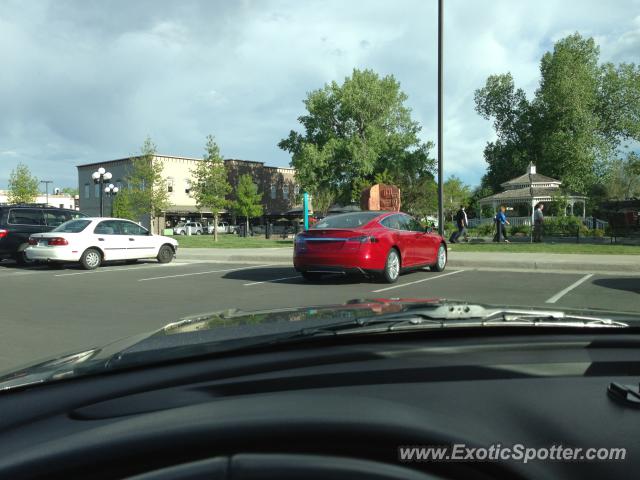 Tesla Model S spotted in Parker, Colorado