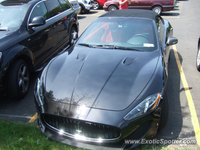 Maserati GranCabrio spotted in Greenwich, Connecticut