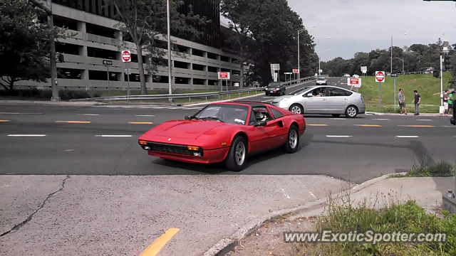 Ferrari 308 spotted in Greenwich, Connecticut