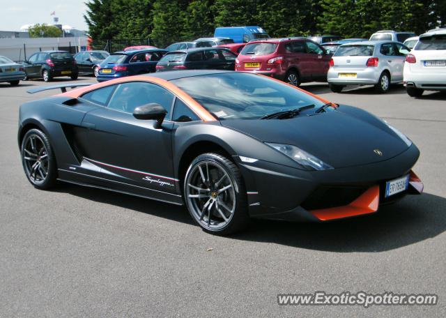 Lamborghini Gallardo spotted in Silverstone, United Kingdom