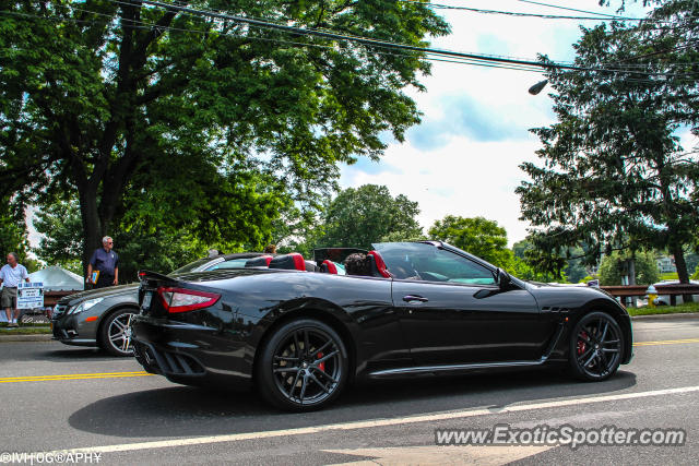 Maserati GranCabrio spotted in Greenwich, Connecticut