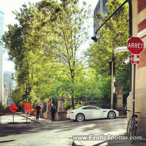 Aston Martin Vantage spotted in Montreal, Canada