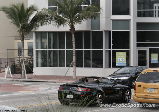 Aston Martin Vantage spotted in Miami, Florida