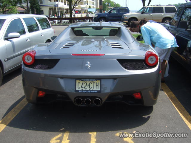 Ferrari 458 Italia spotted in Greenwich, Connecticut