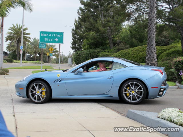 Ferrari California spotted in Newport Beach, California