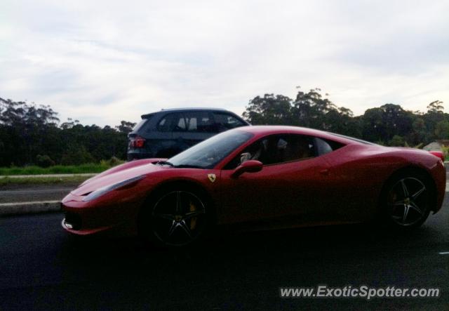 Ferrari 458 Italia spotted in Sydney, Australia