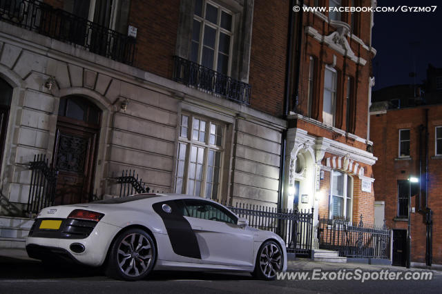 Audi R8 spotted in London, United Kingdom