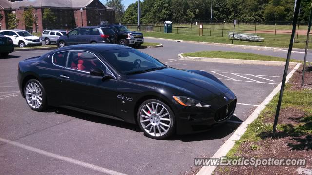 Maserati GranTurismo spotted in Newtown, Connecticut