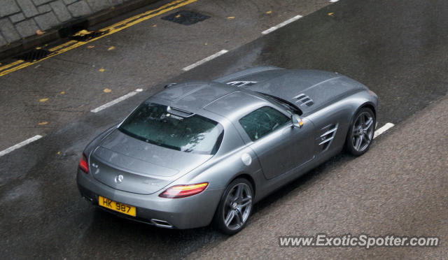 Mercedes SLS AMG spotted in Hong Kong, China