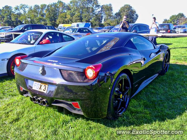 Ferrari 458 Italia spotted in Brands Hatch, United Kingdom