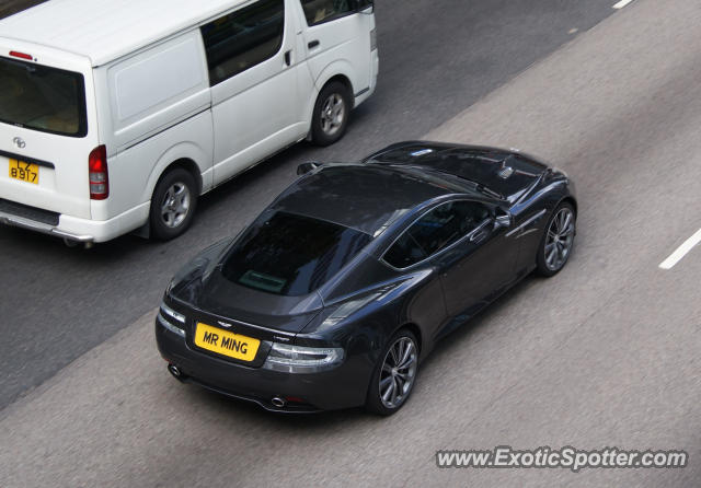 Aston Martin Virage spotted in Hong Kong, China