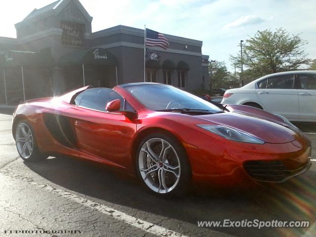 Mclaren MP4-12C spotted in Fishers, Indiana