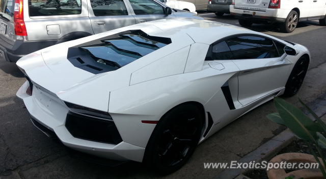 Lamborghini Aventador spotted in Sherman Oaks, California