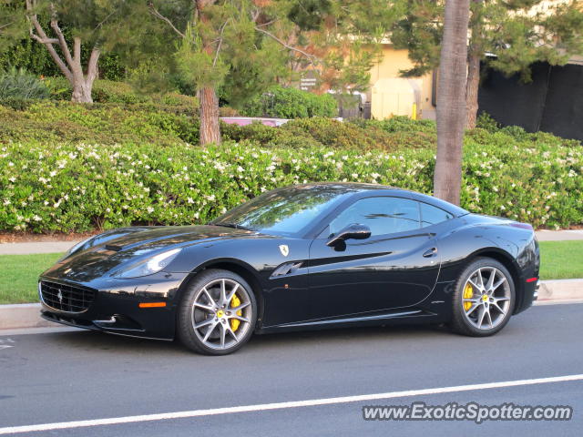 Ferrari California spotted in Newport Beach, California