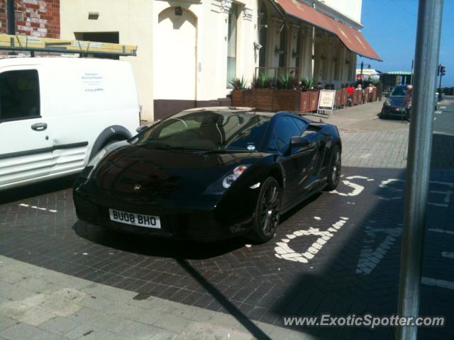 Lamborghini Gallardo spotted in Douglas, United Kingdom