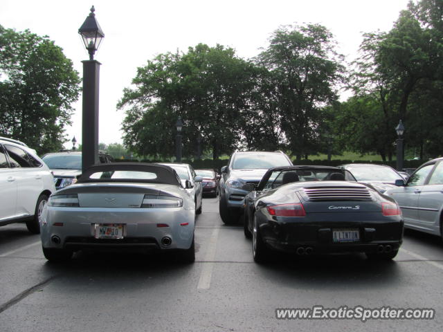 Aston Martin Vantage spotted in New Albany, Ohio