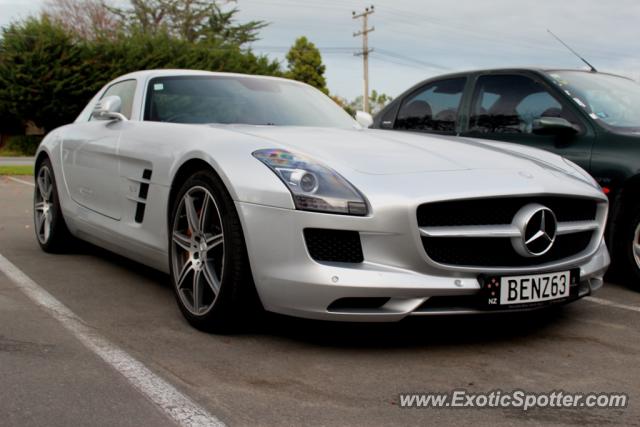 Mercedes SLS AMG spotted in Masterton, New Zealand