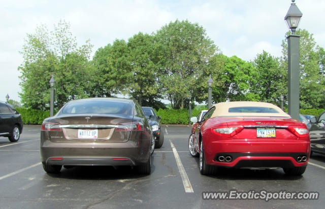 Maserati GranCabrio spotted in New Albany, Ohio