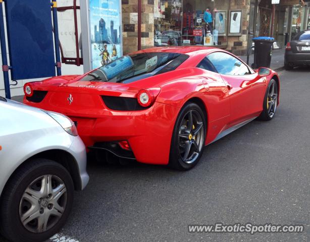 Ferrari 458 Italia spotted in Melbourne, Australia