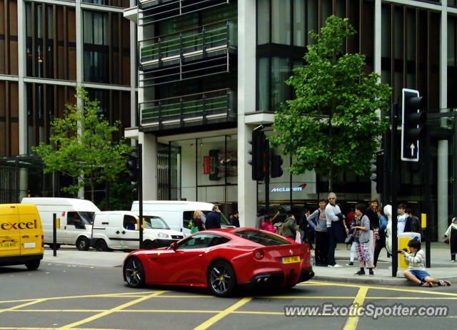 Ferrari F12 spotted in London, United Kingdom