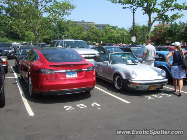 Tesla Model S spotted in Greenwich, Connecticut