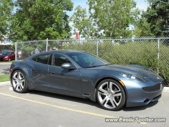 Fisker Karma spotted in Calgary, Canada