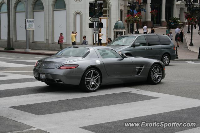 Mercedes SLS AMG spotted in Beverly Hills, California