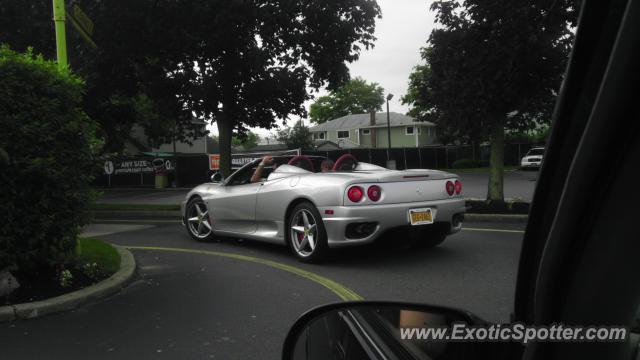 Ferrari 360 Modena spotted in East Rockaway, New York